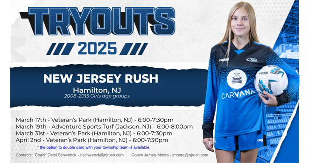 NJ Rush 25-26 Tryouts